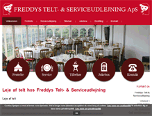 Tablet Screenshot of freddys.dk